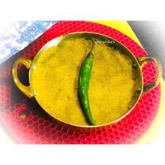 A picture of Bengali: Mulo Bata (No Onion-Garlic).