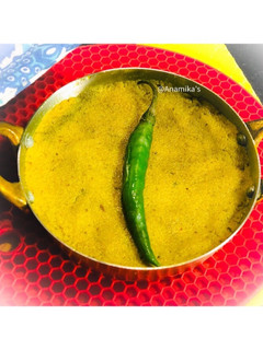 A picture of Bengali: Mulo Bata (No Onion-Garlic).