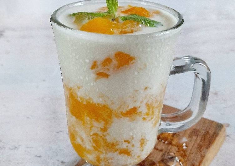Resep Korean Fresh Mango Milk, Enak Banget