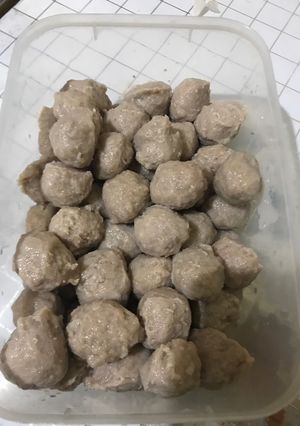 Foto resep Bakso sapi & ayam kenyal