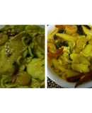Noodles de Camarón con pescado