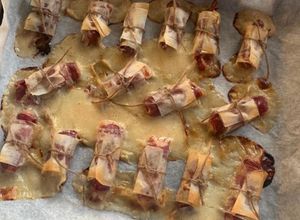 Foto principal de Rollitos o puros de jamón ibérico y queso de cabra