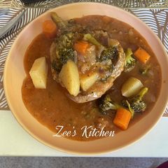 A picture of Ossobuco Beef.