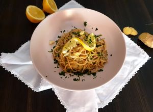 Foto di Spaghetti limone e zenzero