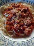 Pasta a la Bolognesa