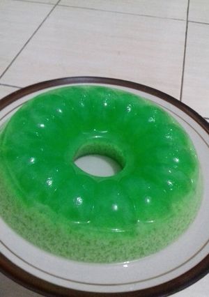 Foto resep Puding Lumut Hijau