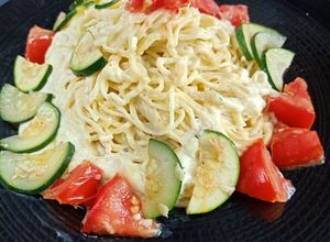 Foto resep Creamy Primavera Linguine