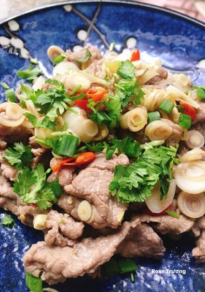 Hình của món Bò Xào Sả Ớt.