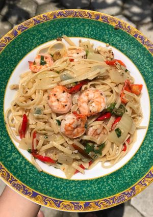 Foto resep Fettucini Aglio Olio