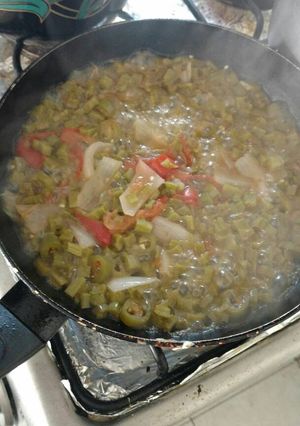 Una foto de Nopales picosos