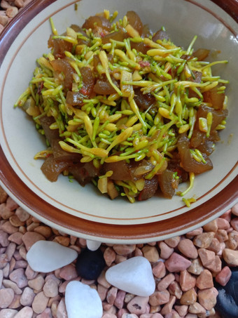 Resep Tumis Bunga Pepaya Kulit Sapi Disuka🌶 Anti Gagal