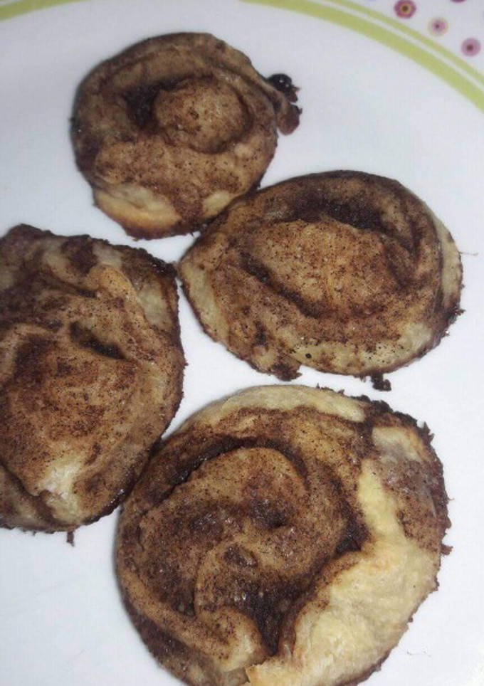 Una foto de Rollos de canela (desayuno) vegan 😋😋😋😋😋