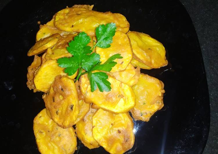 Recipe of Homemade Potato bhajia