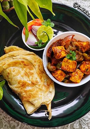 কড়াই পনির(Kadhai Paneer recipe in bengali) রেসিপির প্রধান ছবি
