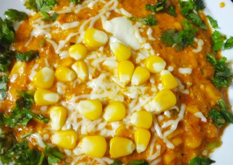 Homemade Masala corn curry