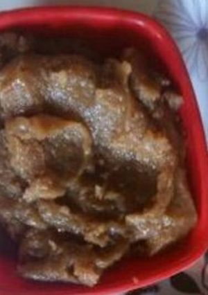 A picture of Aate ka halwa.