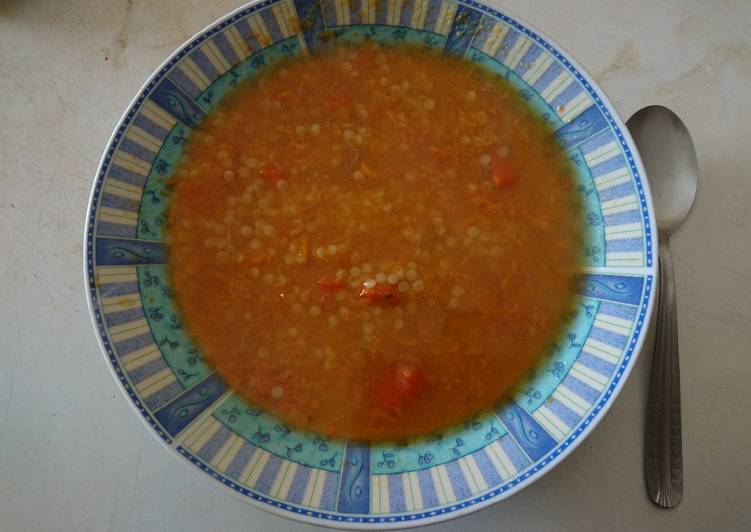 Sopa con perfume de perejil