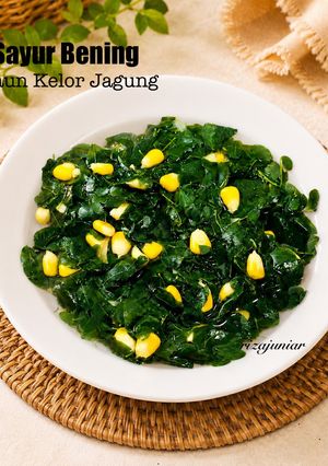Foto resep Sayur Bening Daun Kelor Jagung