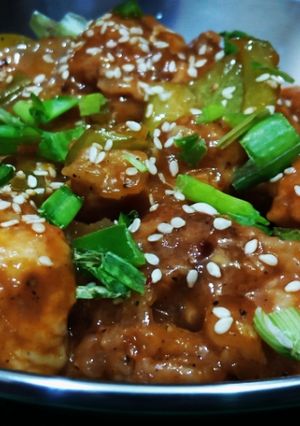 A picture of Chicken manchurian.
