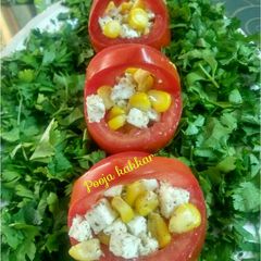 A picture of Tomato salad.