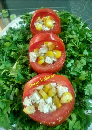 A picture of Tomato salad.