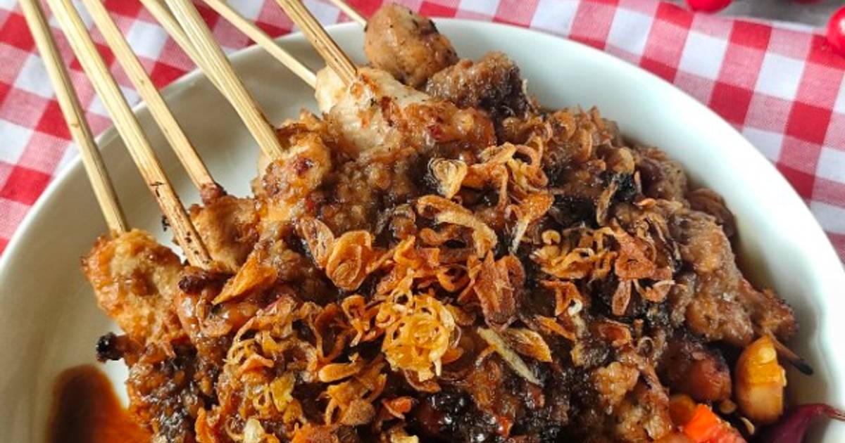 Resep Sate Ayam Madura Bumbu Kacang Mudah dan Praktis Dihidangkan