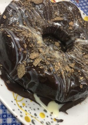 صورة لوصفة كيكه منها وفيها😋😍