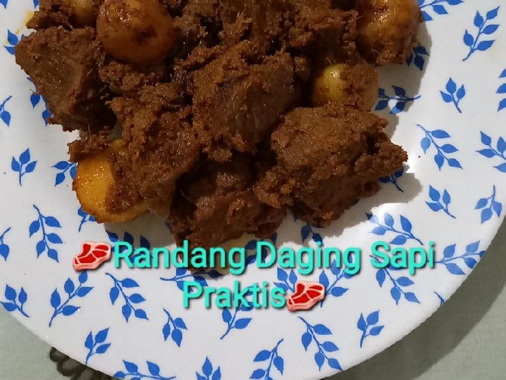 Cara Mudah Membuat Resep 🥩Randang Daging Sapi Praktis🥩 yang Lezat Sekali Anti Ribet, Menggugah Selera