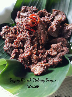 Foto resep Daging Masak Habang Dengan Kerisik