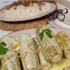 A picture of Zucchini in yogurt.