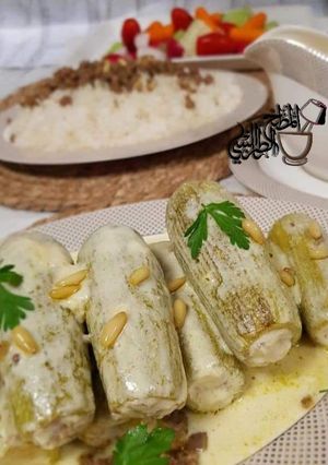 A picture of Zucchini in yogurt.