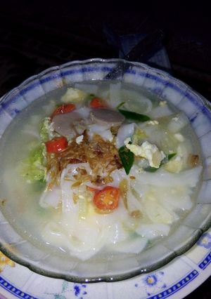 Foto resep 01.Kwetiau kuah