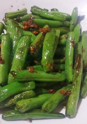 Foto resep Garlic green beans