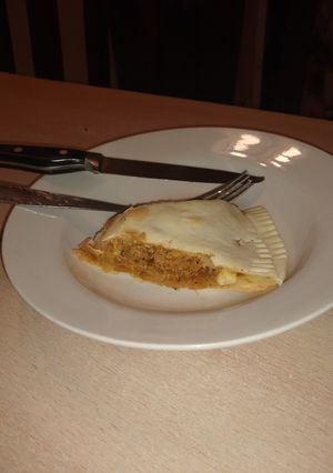 Una foto de Tarta de atún sin tacc y sin sal