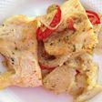 Perca al horno con patatas