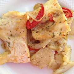 Foto principal de Perca al horno con patatas