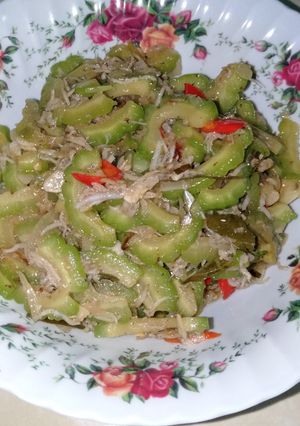 Foto resep Tumis pare teri nasi
