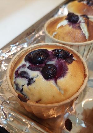 A picture of Blueberry Muffins for Small Ovens.