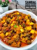 Sambal Goreng Daging Cirebon plus Kentang Pete