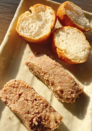Hình của món Pâté chay từ hạt.