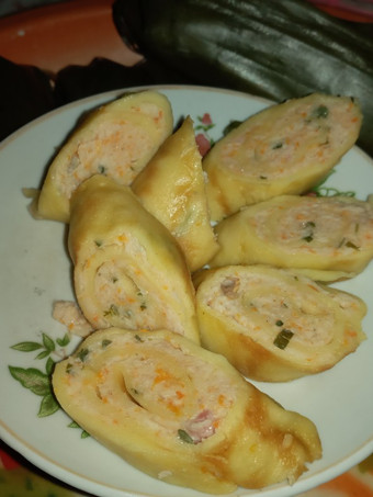 Resep Egg Chicken Roll / Telur Gulung Ayam / Rollade Ayam Irit Untuk Jualan