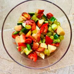 A picture of Seasonal Colorful salad.