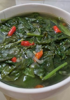 Foto resep Sayur bayam