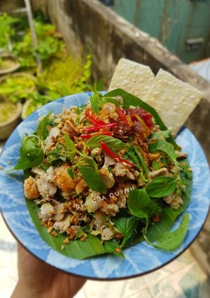 Hình của món Vả trộn.