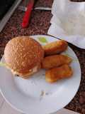 Hamburguesa de merluza