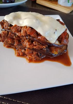 Una foto de Lasaña de Berenjena