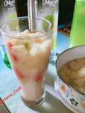 Es Buah Susu (Apel, Belimbing, Pepaya)