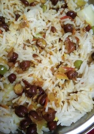 A picture of Peas Pulav.