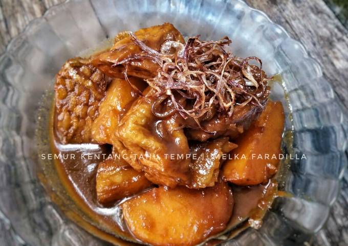 Semur Kentang Tahu Tempe