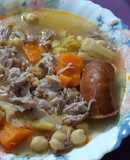 Sopa de garbanzos plato único